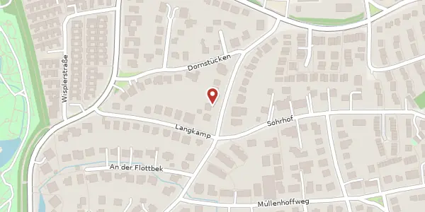 Karte der Umgebung von Baron-Voght-Straße 151, 22607 Hamburg