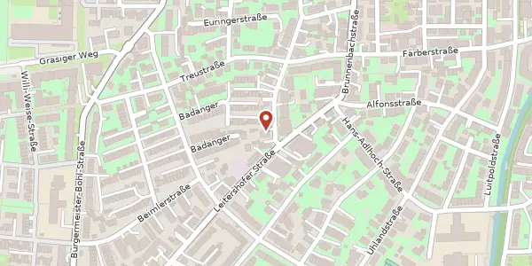 Karte der Umgebung von Leitershofer Str. 52, 86157 Augsburg