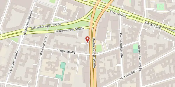 Karte der Umgebung von Martin-Luther-Straße 8, 10777 Berlin
