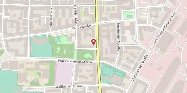 Karte der Umgebung von Implerstr. 60, 81371 München