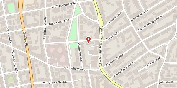 Karte der Umgebung von Gervinusstr. 5-7, 60322 Frankfurt