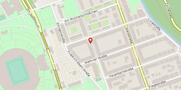 Karte der Umgebung von Max-Planck-Straße 9, 04105 Leipzig