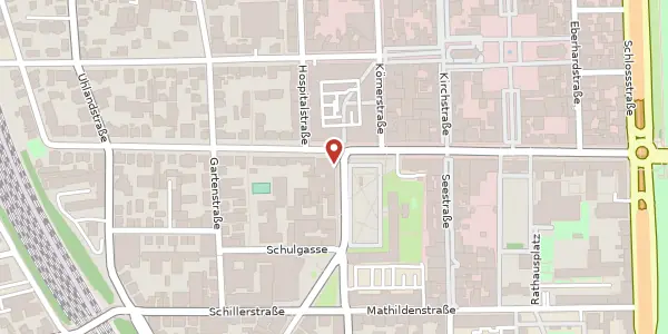 Karte der Umgebung von Arsenalstraße 2, 71638 Ludwigsburg