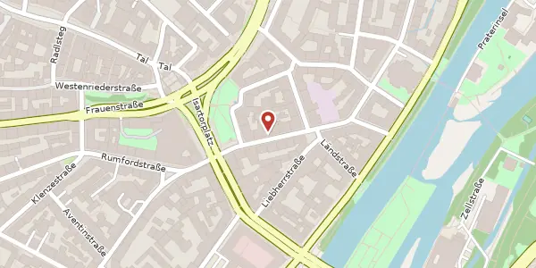 Karte der Umgebung von Thierschstr. 3, 80538 München