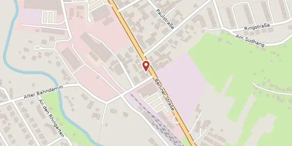 Karte der Umgebung von Berliner Straße 39, 16831 Rheinsberg
