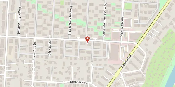 Karte der Umgebung von Lausanner Straße 50, 12205 Berlin