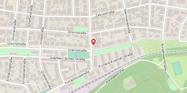 Karte der Umgebung von Dreikönigstraße 47, 79102 Freiburg im Breisgau