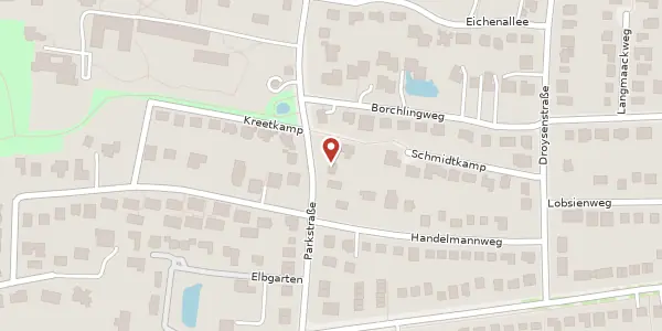 Karte der Umgebung von Parkstraße 74, 22605 Hamburg