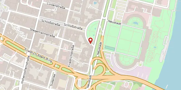 Karte der Umgebung von Neustadt 19, 56068 Koblenz