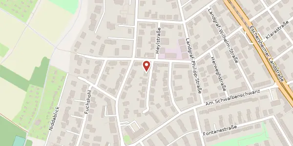 Karte der Umgebung von Schenkendorfstr. 31, 60431 Frankfurt