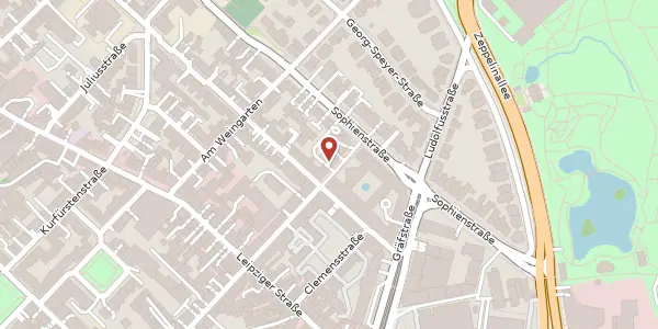 Karte der Umgebung von Wildunger Str. 7, 60487 Frankfurt