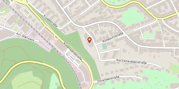 Karte der Umgebung von Röckenwiesenstraße 26, 70197 Stuttgart