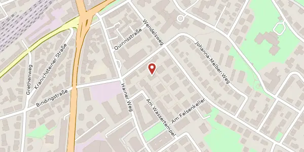 Karte der Umgebung von Wendelsweg 32, 60599 Frankfurt