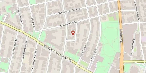 Karte der Umgebung von Wöhlerstr. 5, 60323 Frankfurt
