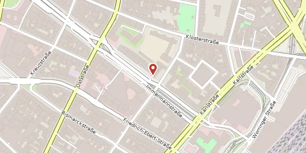 Karte der Umgebung von Immermannstr. 40, 40210 Düsseldorf