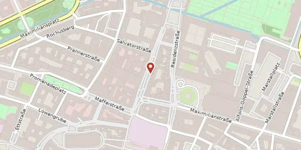 Karte der Umgebung von Theatinerstr. 36, 80333 München