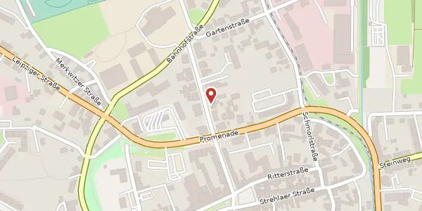 Karte der Umgebung von Lutherstraße 14, 04758 Oschatz