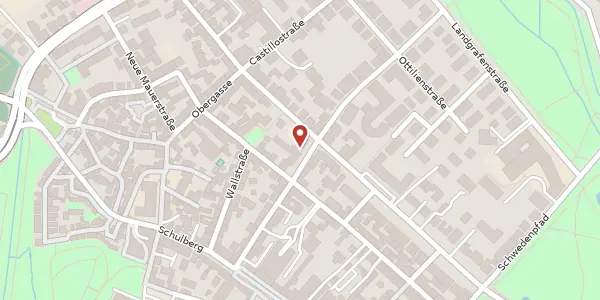 Karte der Umgebung von Haingasse 22, 61348 Bad Homburg
