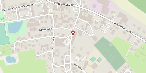 Karte der Umgebung von Obere Hauptstraße 7, 09232 Hartmannsdorf