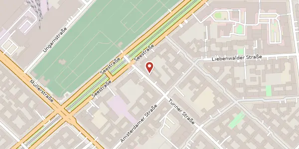 Karte der Umgebung von Turiner Straße 48, 13347 Berlin