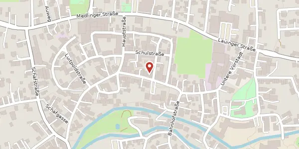 Karte der Umgebung von Prof.-Bamann-Str. 10 - 12, 89423 Gundelfingen