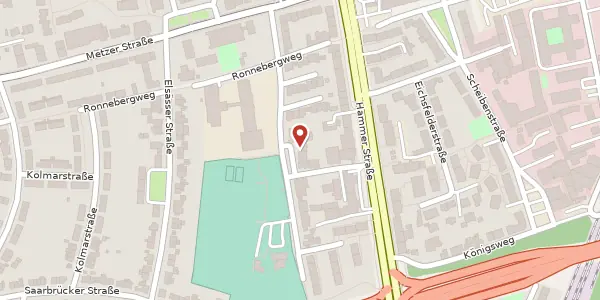 Karte der Umgebung von Grevingstr. 33 c, 48151 Münster