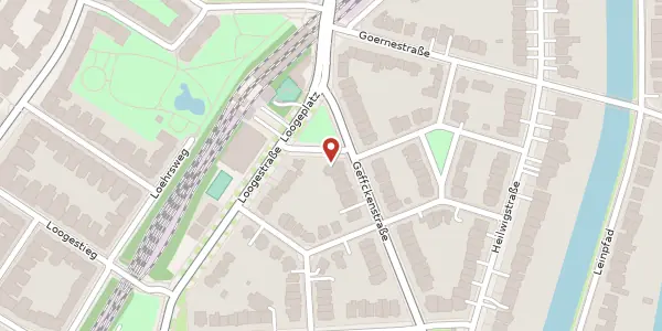 Karte der Umgebung von Loogeplatz 3, 20249 Hamburg