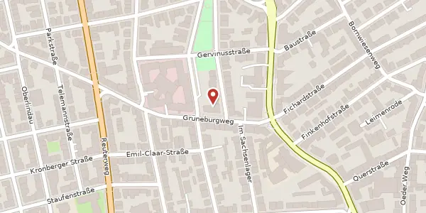 Karte der Umgebung von Grüneburgweg 12, 60322 Frankfurt