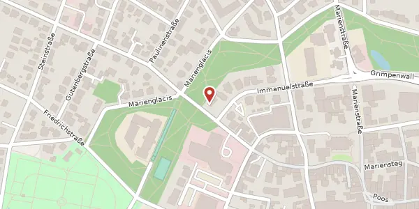 Karte der Umgebung von Hahler Str. 18, 32427 Minden