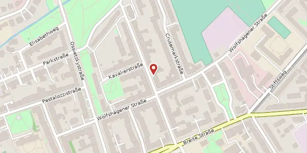 Karte der Umgebung von Kavalierstraße 14, 13187 Berlin