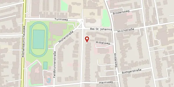 Karte der Umgebung von Heimhuder Str. 86, 20148 Hamburg
