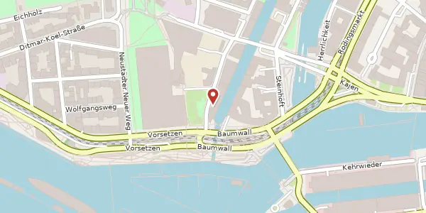 Karte der Umgebung von Stubbenhuk 7, 20459 Hamburg