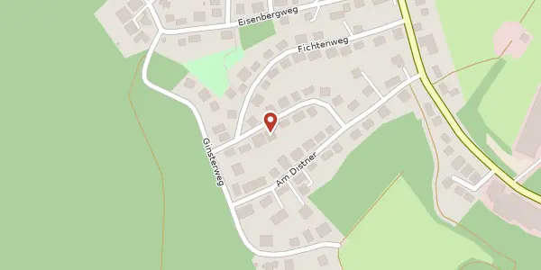 Karte der Umgebung von Heckenrosenweg 10, 35066 Frankenberg