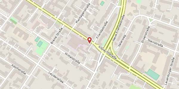 Karte der Umgebung von Albrechtstraße 27, 12167 Berlin
