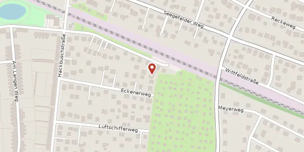 Karte der Umgebung von Eckenerweg 6 b, 13591 Berlin
