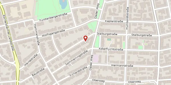 Karte der Umgebung von Lersnerstr. 9, 60322 Frankfurt