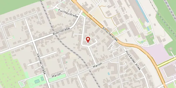 Karte der Umgebung von Hünefeldstr. 16, 44369 Dortmund