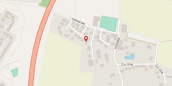 Karte der Umgebung von Apfelallee 7 a, 21337 Lüneburg