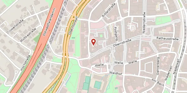 Karte der Umgebung von Klasingstr. 2b, 33602 Bielefeld