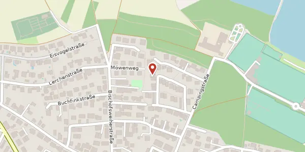 Karte der Umgebung von Wildentenweg 24, 91056 Erlangen