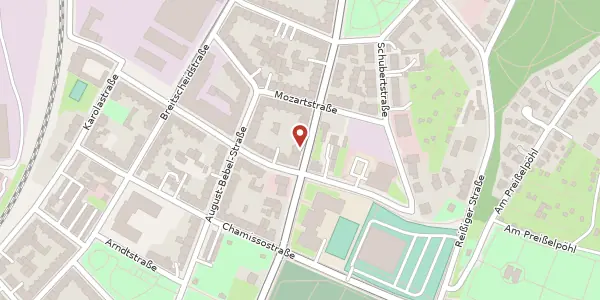 Karte der Umgebung von Jößnitzer Str. 119, 08525 Plauen