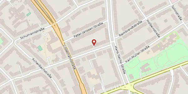 Karte der Umgebung von Goethestr. 76, 40237 Düsseldorf