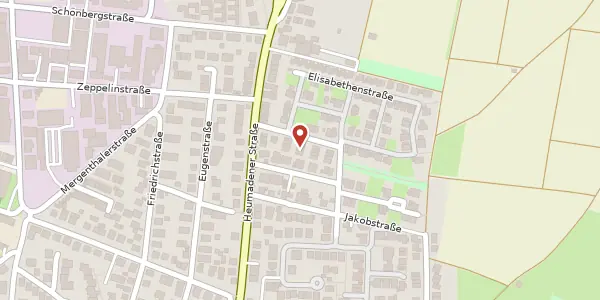 Karte der Umgebung von Franziskastraße 4/2, 73760 Ostfildern