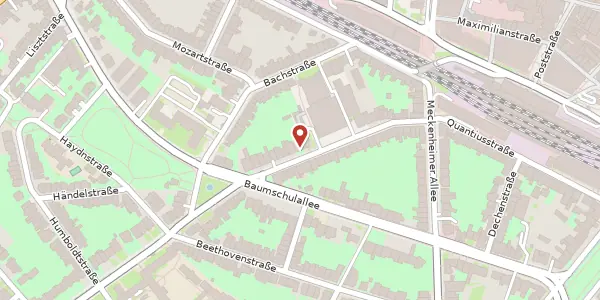 Karte der Umgebung von Colmantstr. 20, 53115 Bonn