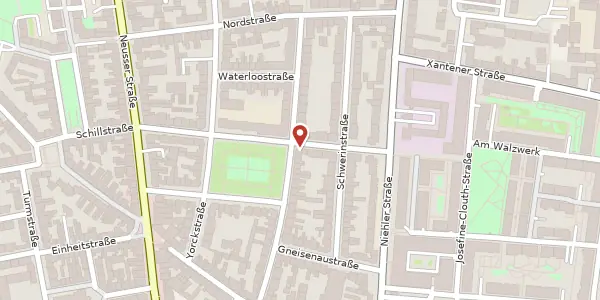 Karte der Umgebung von Blücherstr. 12, 50733 Köln