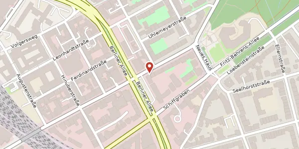 Karte der Umgebung von Königstraße 18, 30175 Hannover