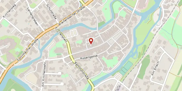 Karte der Umgebung von Hauptstraße 19, 91320 Ebermannstadt