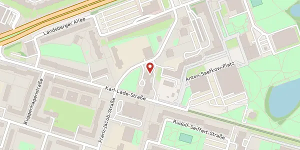 Karte der Umgebung von Franz-Jacob-Straße 14, 10369 Berlin
