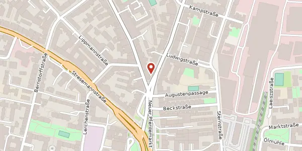 Karte der Umgebung von Schanzenstr. 1, 20357 Hamburg