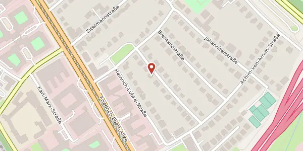 Karte der Umgebung von E.-T.-A.-Hoffmann-Str. 8, 53113 Bonn